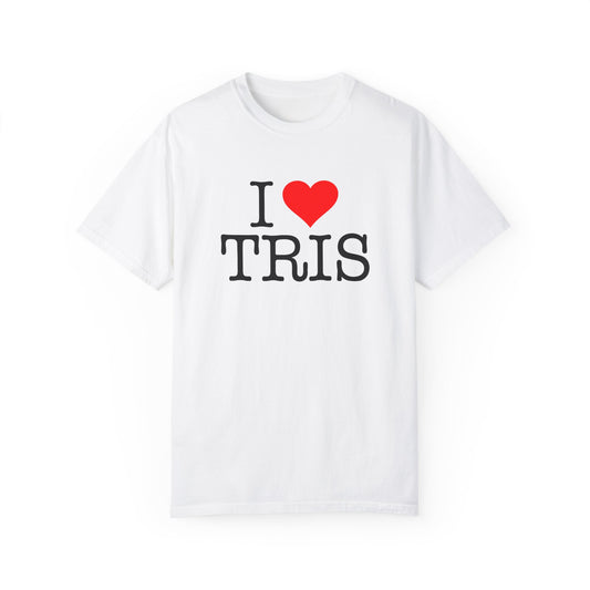 "I LOVE TRIS" T-Shirt - White